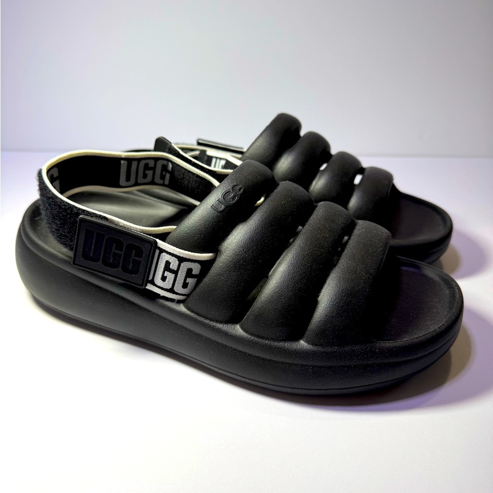 UGG Black Quilted Slippers for Cozy Comfort